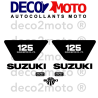 Autocollants Suzuki 125 TS