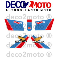 Kit autocollants Moto Honda 125 XLS 1985