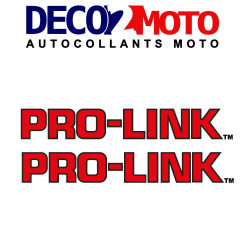 Autocollant bras oscillant pro link