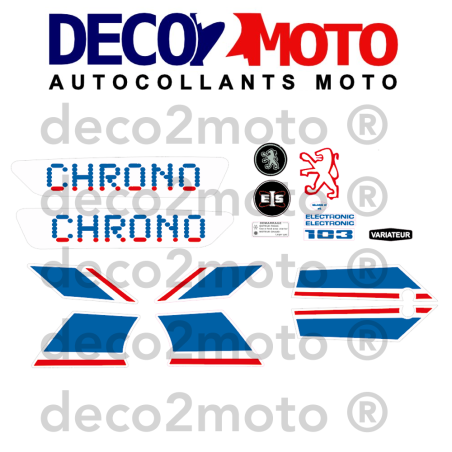 Stickers Peugeot 103 Chrono