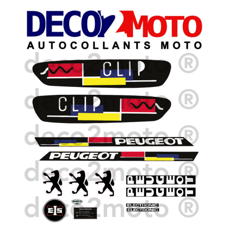 Kit déco mobylette Peugeot 103 Clip