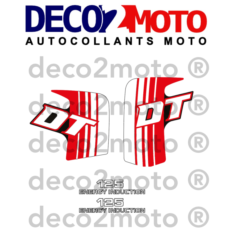 Kit déco moto YAMAHA 125 DTLC 10V 1982