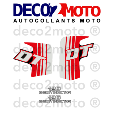 Kit déco moto YAMAHA 125 DTLC 10V 1982