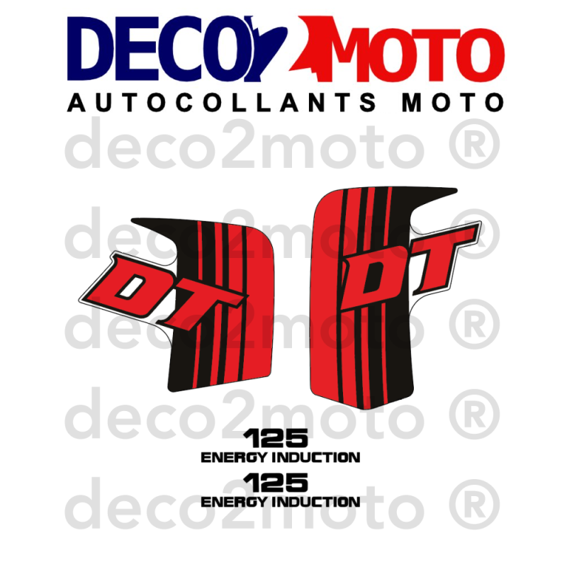 Kit déco moto YAMAHA 125 DTLC 10V 1982