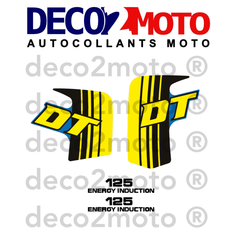 Kit déco moto YAMAHA 125 DTLC 10V 1982