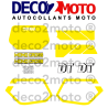 Kit déco moto complet YAMAHA 125 DTR 1991 Bleue