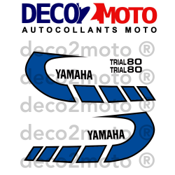 Kit déco moto Yamaha 80 TY Bleu
