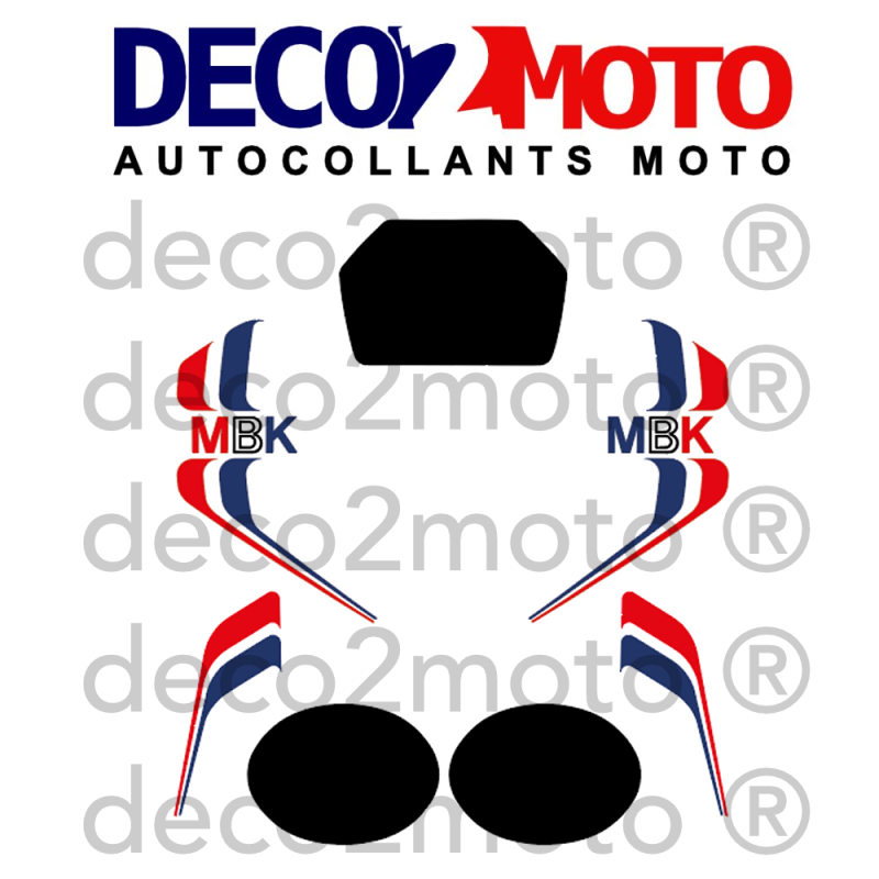 Kit déco Moto MBK 50 KW