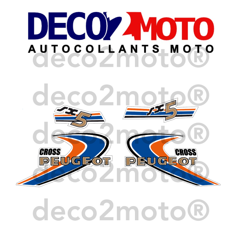 Kit déco Peugeot SX5 Orange