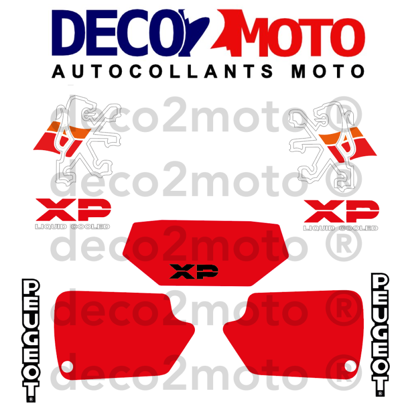 Kit déco adhésif Peugeot XP-LC 50