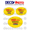 Jeu de plaques phare et caches HONDA 125 XR
