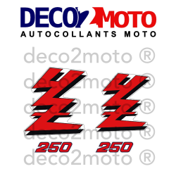 Stickers ouïes moto YAMAHA 250 YZ 1989