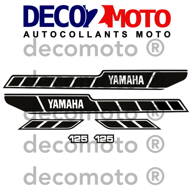 Autocollants pour Yamaha 1225 RDX 78 Noir