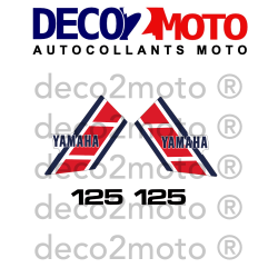 Autocollants déco YAMAHA 125 YZ 1981
