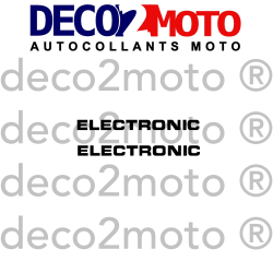 Autocollant Peugeot ELECTRONIC
