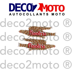 Deux stickers AIGLE Flandria