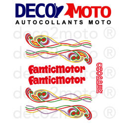 Kit déco adhésif FANTIC CHOPPER HIPPY