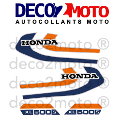 Kit stickers moto complet pour Honda 500 XLS 1979