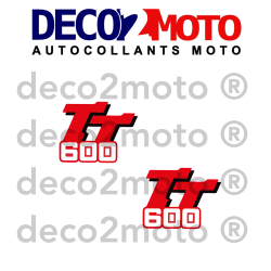 Stickers de réservoir Yamaha 600 TT 59X