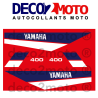 Déco moto Yamaha 400 DTMX 1980 Rouge