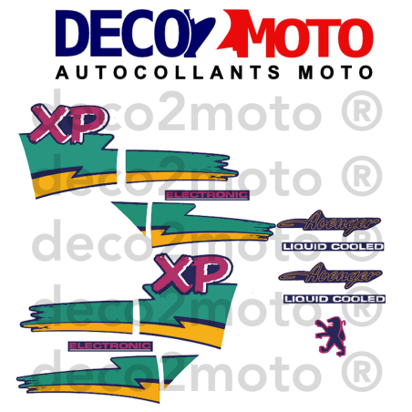 Kit sticker complet Peugeot 50 XP Avenger
