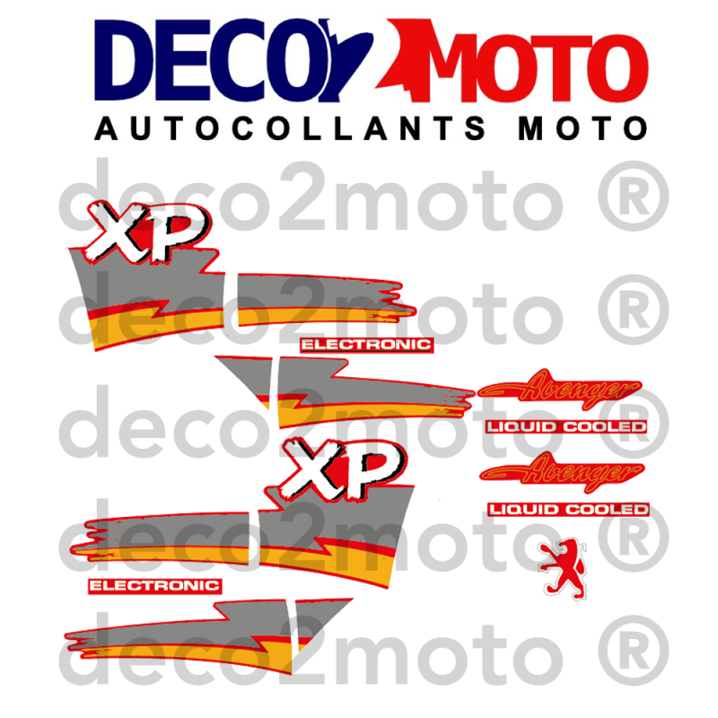 Kit sticker complet Peugeot 50 XP Avenger