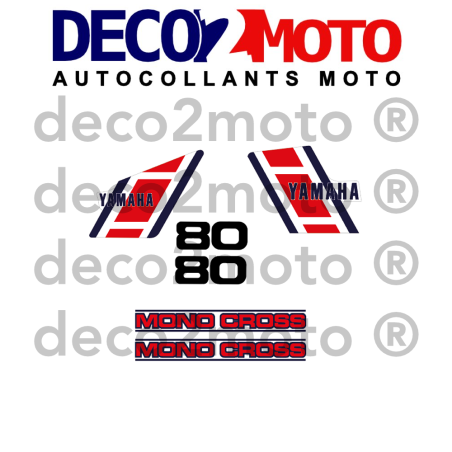 Kit déco Yamaha 80 YZ 1982