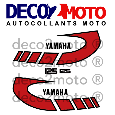 Autocollant Yamaha 125 TY