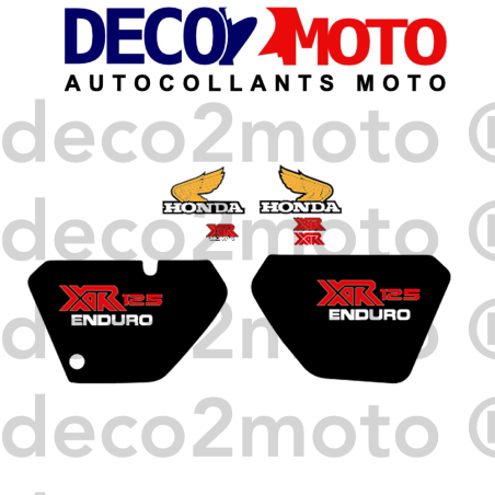 Kit complet autocollant HONDA XR 125 1980-1981