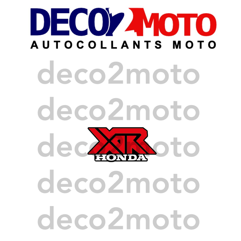 Autocollant carénage de fourche HONDA XR