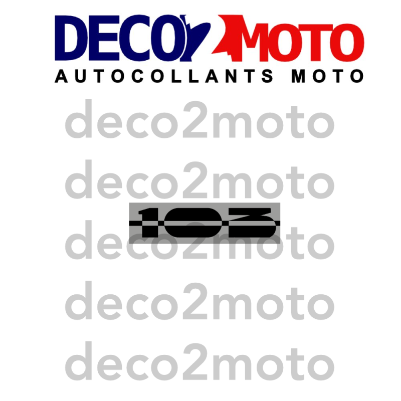 Autocollant carénage de fourche Peugeot 103