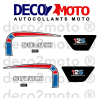 Kit Stickers SUZUKI TS 125 C Rouge1978