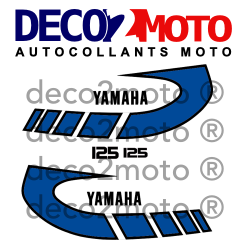 Déco pour Yamaha 125 TY Bleue