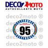 Autocollant porte numéro PARIS DAKAR 1987