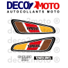 Kit Stickers Yamaha 125 DTF 1976 Moto Rouge
