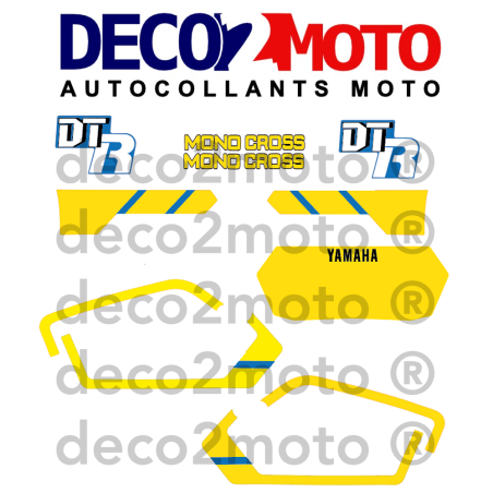 Kit déco moto Yamaha 50 DTR 1989