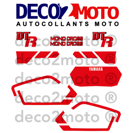Kit déco moto Yamaha 50 DTR 1989