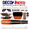Kit déco Peugeot 103 SP phase 3 Noir et Orange