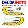 Autocollant Yamaha TY 50M jaune