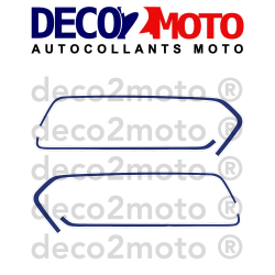 Autocollants pour Yamaha RX 100 1977 Bleu