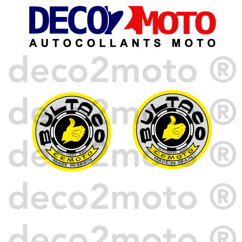 Autocollant BULTACO 57 mm
