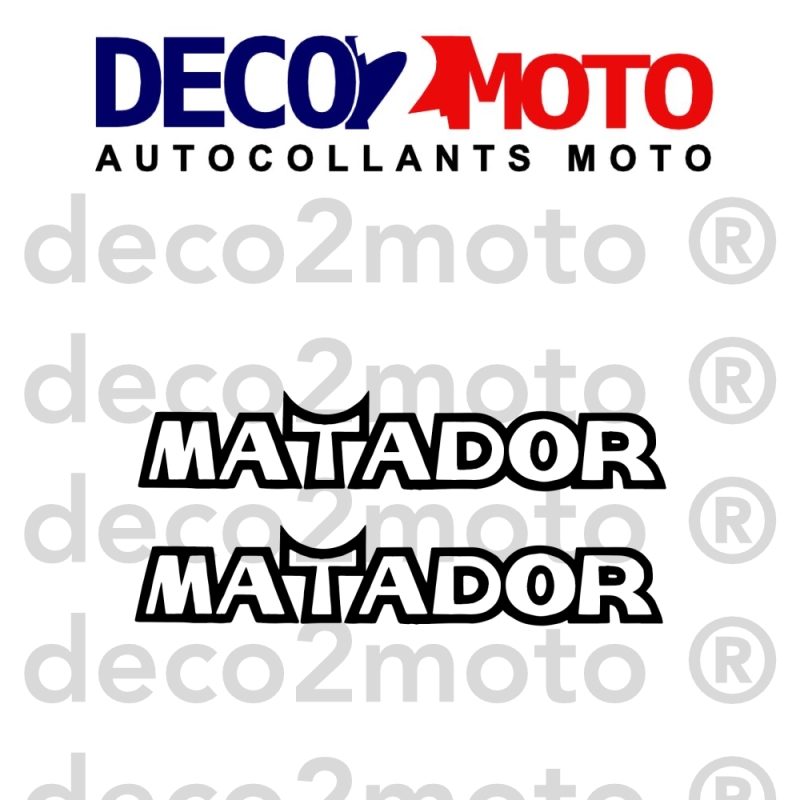 2 Stickers BULTACO Matador