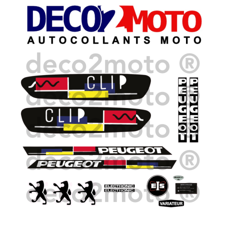 Kit déco mobylette Peugeot 103 Clip