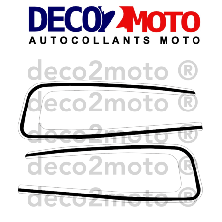 Stickers de réservoir SUZUKI GT 250 1974