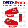 Kit complet autocollant HONDA XLR 125 Blanche 1982