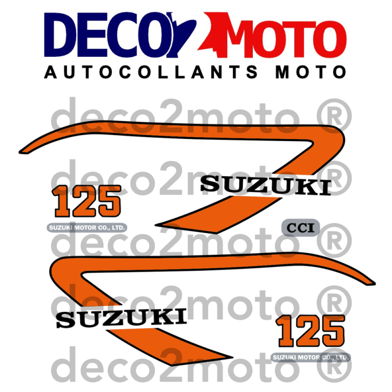 Autocollant Suzuki TS 125M