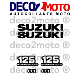 Stickers Suzuki 125 TS